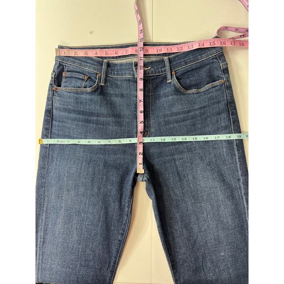 MOTHER Women's Flare Jeans in Dark Blue - Picture 9 of 10